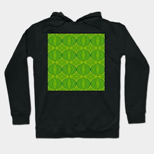 Green pattern Hoodie